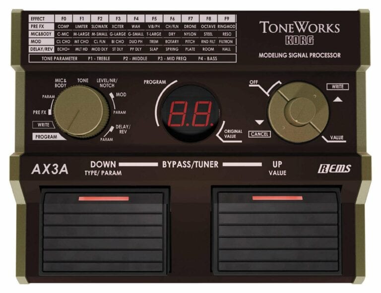 AX3A Acoustic guitar modeling pedal Timmer Muziek Beverwijk