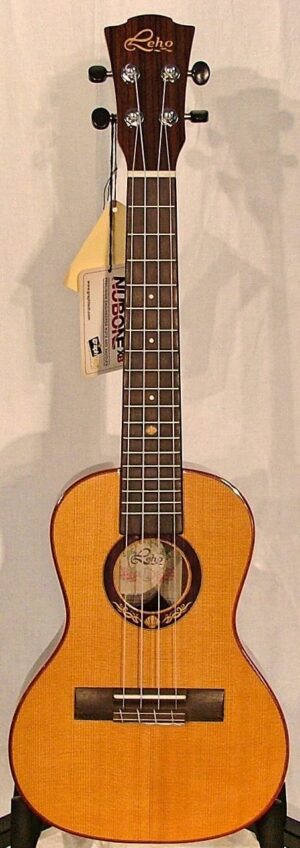 Leho LHC-CWR Concert Ukelele Massief Ceder Top Incl. Gigbag
