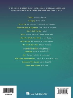 tophitsof2019easypiano2