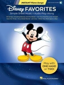 Instant Piano Songs: Disney Favorites Audio Access Included