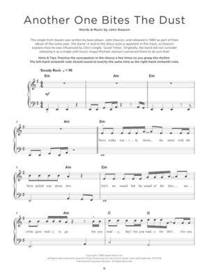 Queen Really Easy Piano 20 Queen hits 2