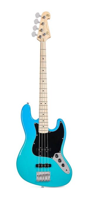 SX Modern Series J-Bass Elektrische Basgitaar Vibrant Blue