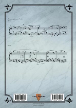 Sheet music- contains- Opus 1b, Un petite mystique pour piano (for piano solo) and Opus 1d, Une petite mystique pour harpe (for harp solo)2