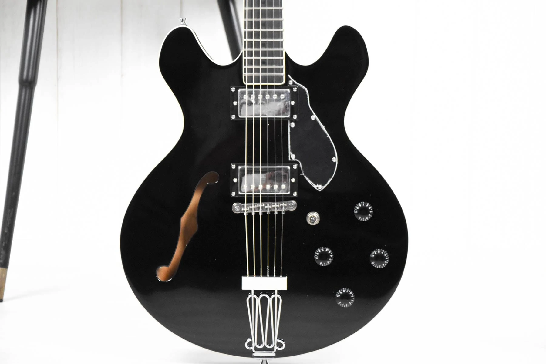 Stagg Silveray SVY 533 Black Semi Hollowbody Elektrische gitaar Timmer Muziek Beverwijk