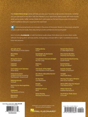 Broadways's Best Simple Sheet Music Audio Play-Along7