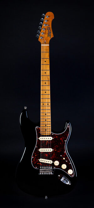JET JS300BK Black Elektrische Gitaar Strat Model