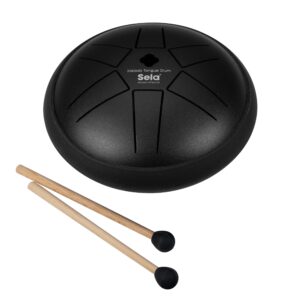 Sela Melody Tongue Drum 5,5" in C Majeur Black 6-Tonig