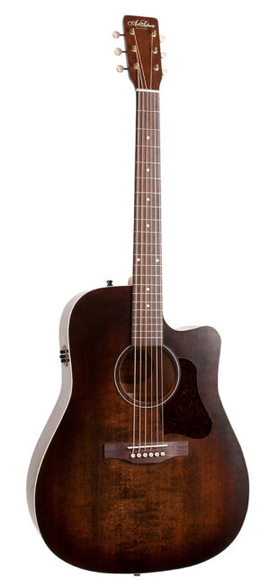 Art & Lutherie Americana Bourbon Burst CW QIT Elektro Akoestische Dread met Cutaway