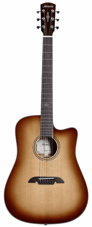Alvarez Masterworks MD60ce Shadowburst Elektro Akoestische Gitaar Volledig Massief Incl. Softcase