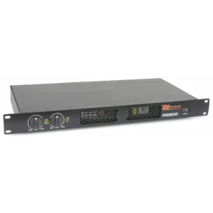 Power Dynamics PDD500 2x 250W 1U Rack Mount Eindversterker