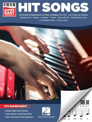 Hit Songs - Super Easy Songbook for Piano/Keyboard