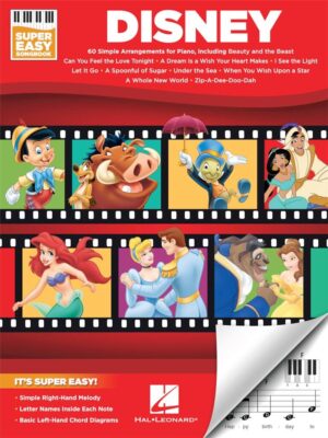 Disney Super Easy Songbook 60 Simple Arrangements for Piano/Keyboard