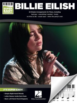 Billie Eilish - Super Easy Songbook for Keyboard/Piano