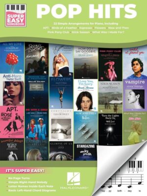 Pop Hits Super Easy Songbook for Piano/Keyboard