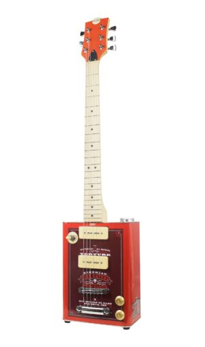 Bohemian Hot Sauce Oil Can Elektrische Gitaar met P90's