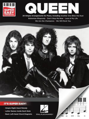 Queen Super Easy Songbook 20 Simpele Arrangementen voor Piano