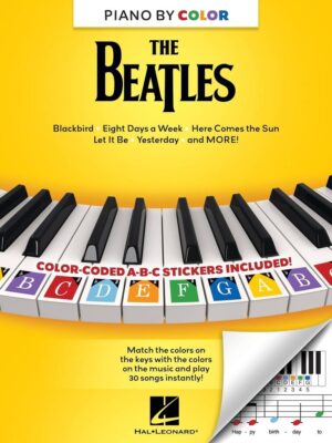 The Beatles Piano By Color 30 Simpele Arrangementen