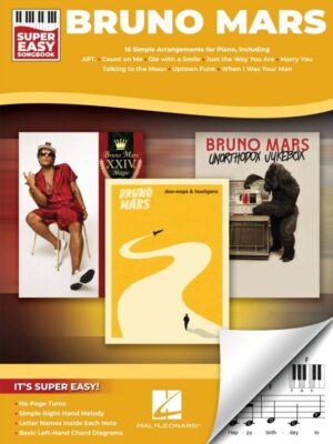 Bruno Mars Super Easy Songbook Voor Piano