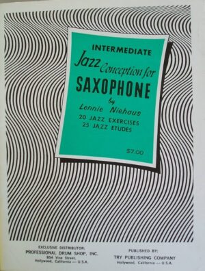 Intermediate Jazz Conception for Saxophone by Lennie Niehaus