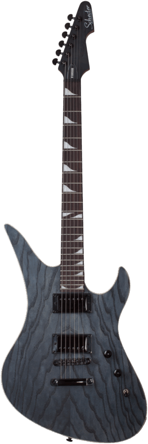 Schecter Avenger Standard Charcoal Satin Elektrische Gitaar