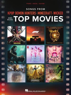 Songs from Kpop Demon Hunters, Minecraft, Wicked and more Top Movies P/V/G