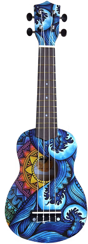 CLX Sopraan Ukelele Sixties Blue