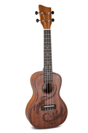 Gewa Manoa Lizzard Chase Concert Ukulele Incl. Gigbag