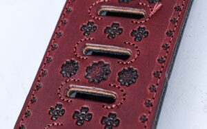 Levy's Leather Guitar Strap Paisley PM44T03-BRGa