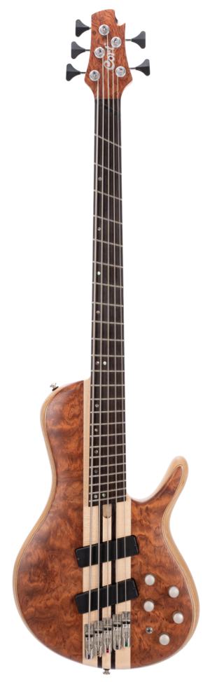 Cort Artisan A5 Beyond Multiscale 5 Snarige Basgitaar met Actieve Preamp Incl. Gigbag