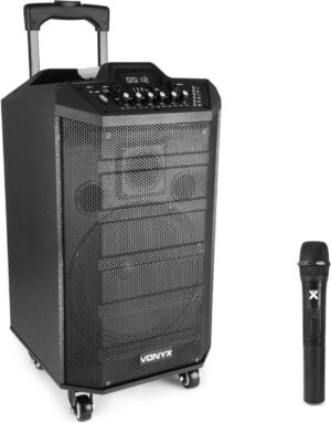 Vonyx VPS10 Mobiele 250W Speakerset met Bluetooth en Accu