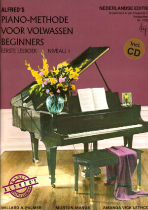 Alfred's PianoMethode Voor Volwassen Beginners Niveau 1 Incl. CD