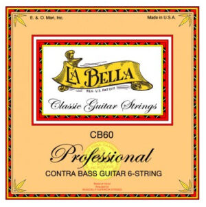 CB60-BE Classical 6-String Contrabasgitaar Plain Ends