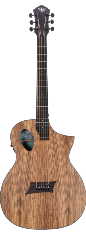 Michael Kelly Forte Port Exotic Zebra Elektro Akoestische Gitaar