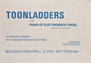 Toonladders voor Piano Of Electronisch Orgel in Majeur en Mineur