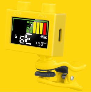 Cherub LETU Oplaadbare Clip-On Tuner Geel