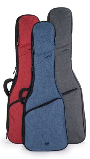Stefy Line 400 Series Professionele Gevoerde Akoestische Gitaar Gigbag met Laptopvak Grijs