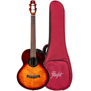 Flight Navigator EQ-A Elektro Akoestische Baritone Ukulele Volledig Massief Incl. Gigbag