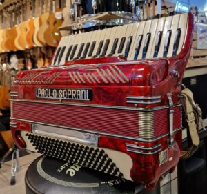 Paulo Soprani Model Italia Accordeon 3 Korig, 120 Bassen, 41 Toetsen