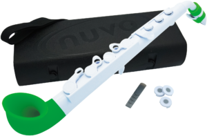 NUVO jSax 2.0 White/Green – Kunststof saxofoon in C