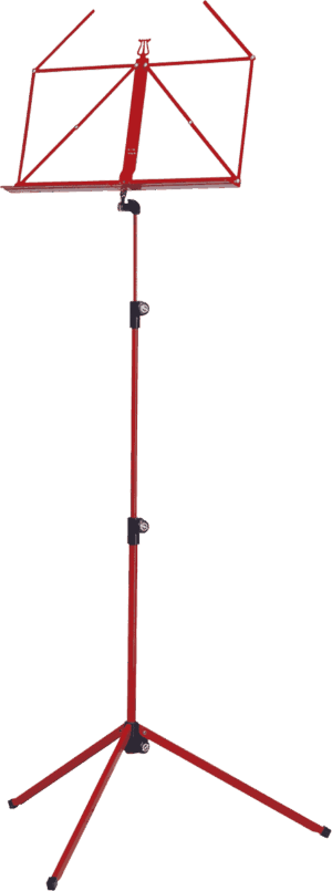 K&M Opvouwbare Muziek Lessenaar 100 serie Kleur Rood