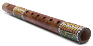 Australian Treasures Bali Fluit 40 cm Bamboe met Traditionele Handbeschildering