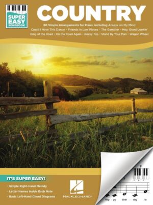 Country - Super Easy Songbook voor Piano of Keyboard