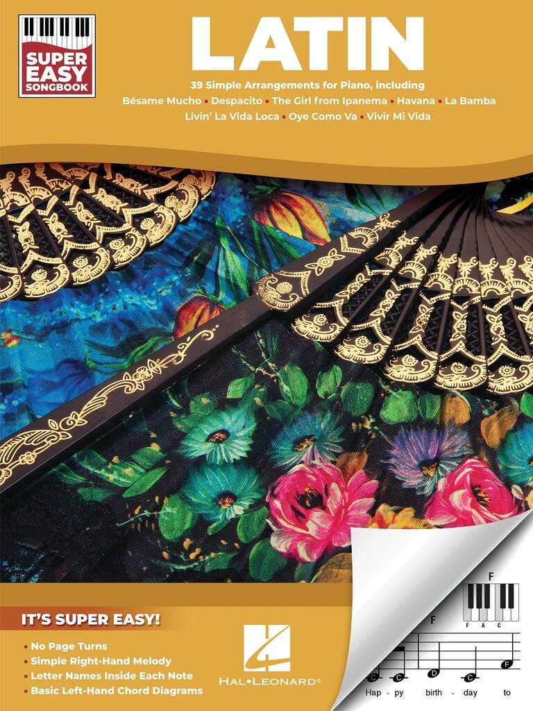 Latin – Super Easy Songbook voor Piano of Keyboard