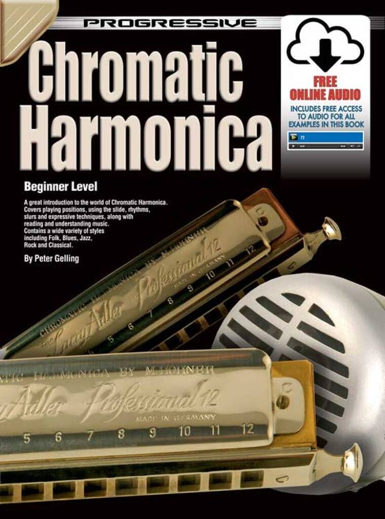 Progressive Chromatic Harmonica incl. AudioOnline