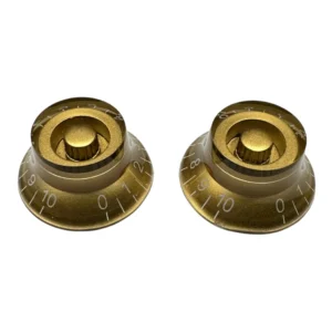 AxLabs Bell Knobs Goud met Witte Markering 18 Spline (Set van 2)