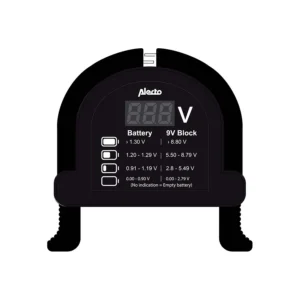 Alecto BTT2 Batterijtester Universeel voor AA, AAA, C, D en 9V