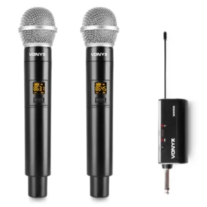 Vonyx WM552 – Dual Wireless Microphone Plug-and-Play Set UHF