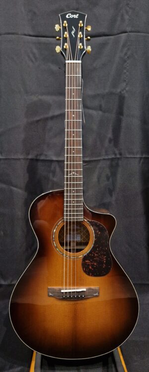 Cort Gold MC6 Light Burst Gloss Elektro Akoestische Gitaar Incl. Luxe Softcase