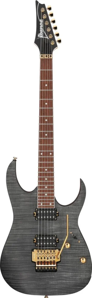 Ibanez RGR420FMSP Transparent Gray Flat Limited Edition met Edge-Zero II Tremolo