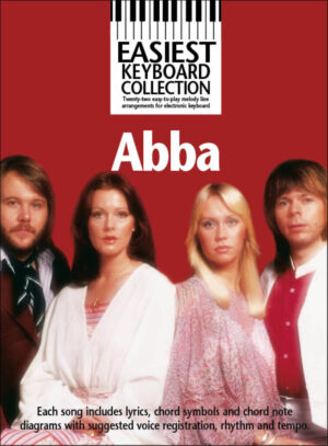 Easiest Keyboard Collection: ABBA – 22 Gigantische ABBA Hits met Songteksten